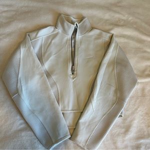 Lululemon mixed fabric half-zip pullover